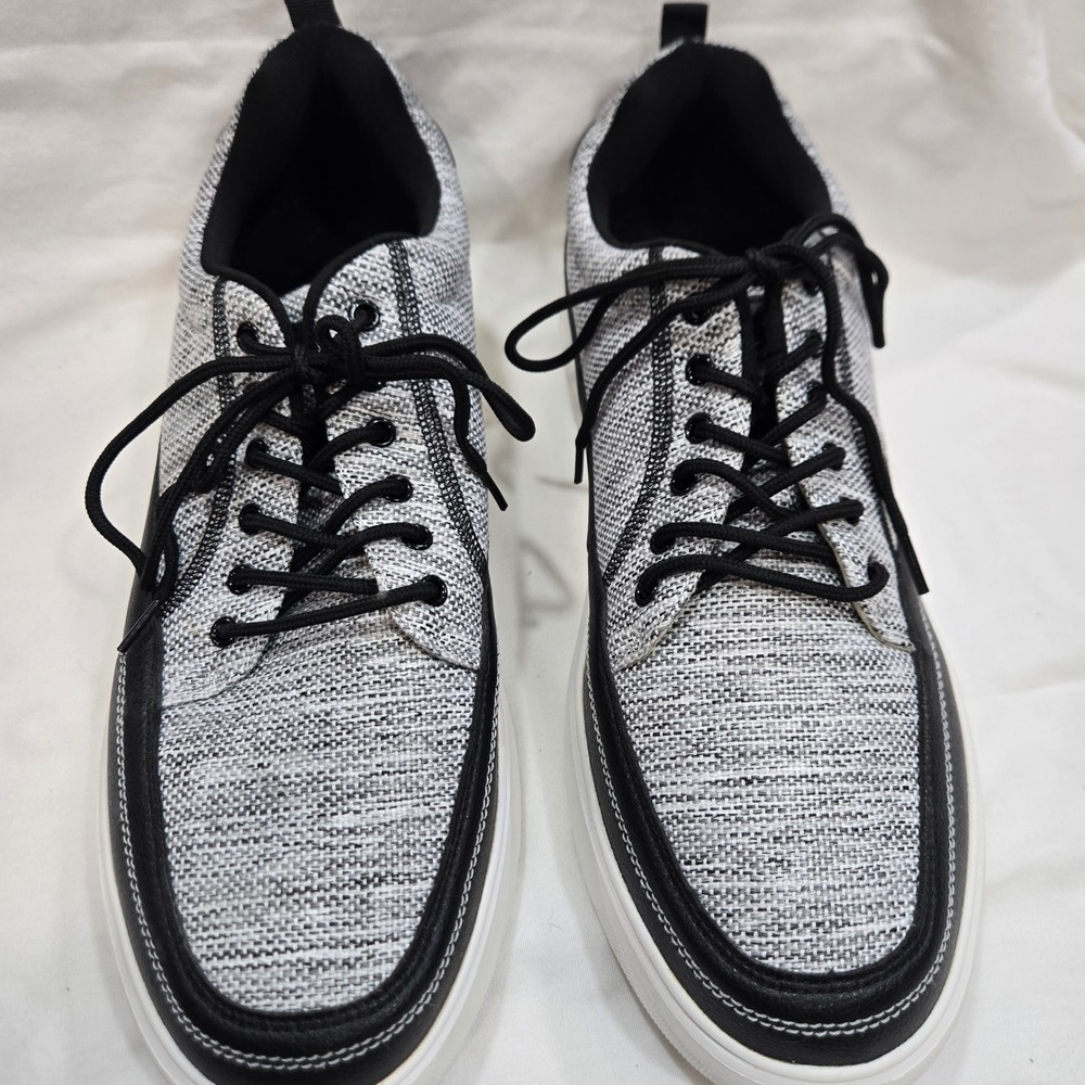 OrthoComfort Mens 14 Casual Sneakers Shoes Gray Black EU 48
